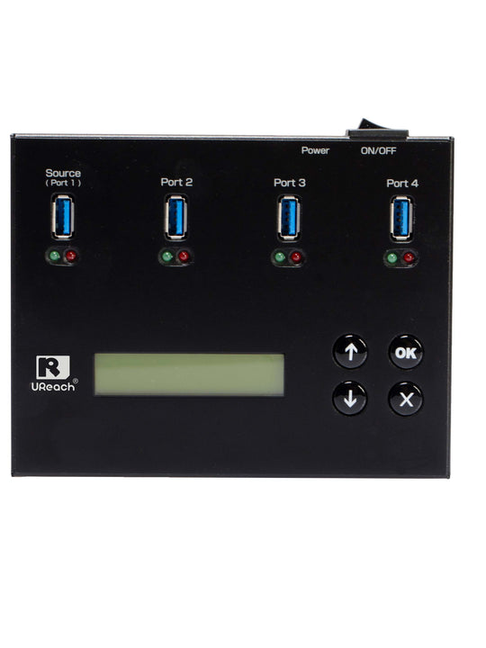 U-Reach A1 - 1對3 移動硬碟拷貝 USB3.1 USB3.0拷貝機 對拷機 & 抹除機 銷毀機