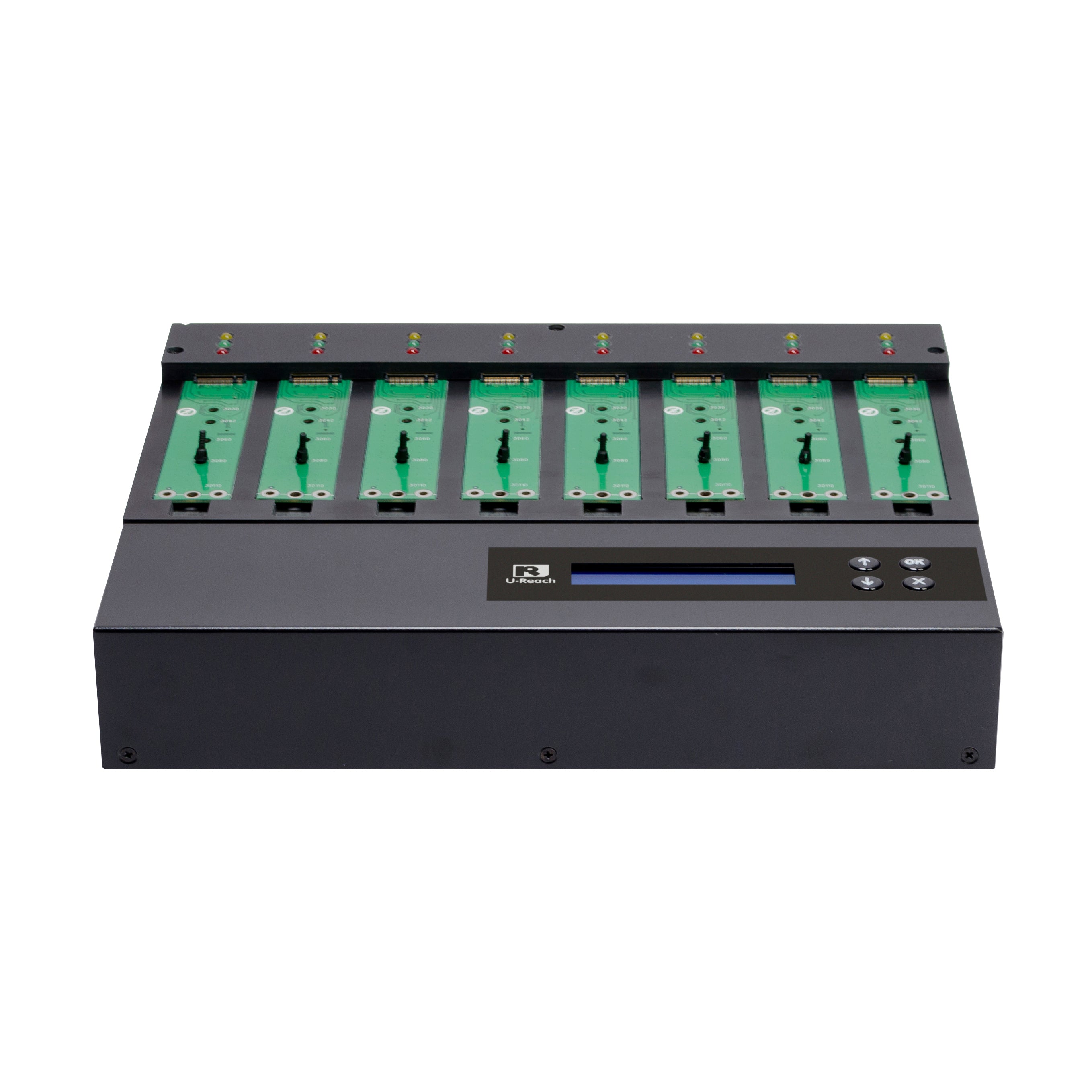 U-Reach PV800 1 to 7 M.2 SATA/NVME SSD Duplicator & Data Eraser