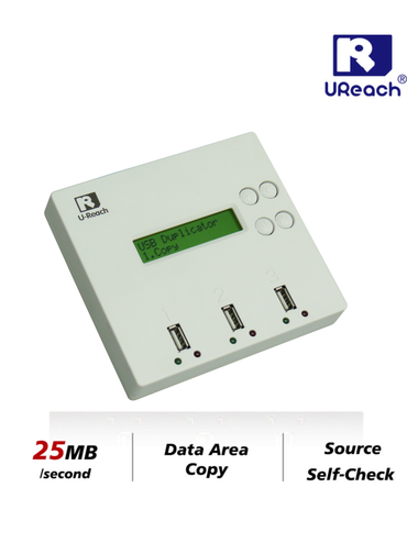 U-Reach UB300M 1 to 2  Standalone USB Flash Drive Duplicator and Data Eraser