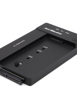 JetMedia JM-D2 M.2 NVMe/SATA/USB3.2 3 in 1 Docking Station Black