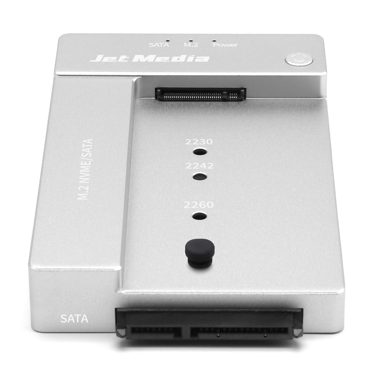 JetMedia JM D2 M 2 NVMe SATA USB3 2 3 In 1 Docking Station Silver jetmedia-jm-d2-m-2-nvme-sata-usb3-2-3-in-1-docking-station-silver