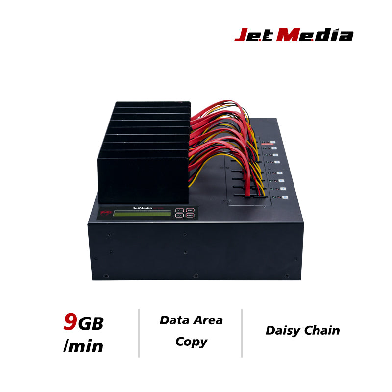 JetMedia CM800 1 to 7 SATA HDD/SSD Duplicator