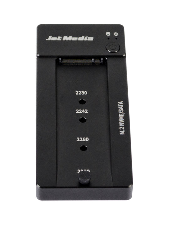 JetMedia JM-D1は、M.2 NVMe/SATAハードディスクドッキングステーションです。カラーはブラックです