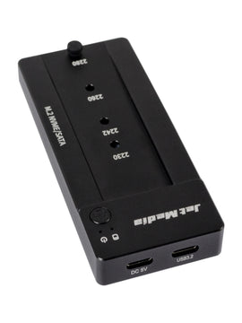 JetMedia Docking JM-D1 M.2 NVMe/SATA Hard Disk Docking Station _ Black