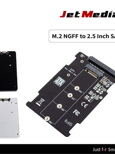 JetMedia NF-SD200 M.2 NGFF to 2.5 Inch SATA  Aluminum Enclosure