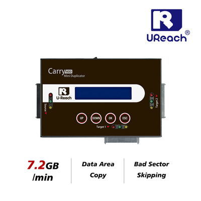 U-Reach PRO218 1對2 SATA/IDE/mSATA 硬碟拷貝機