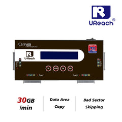 UReach PRO398 1:3 Standalone Hard Drive Duplicator and Eraser for 2.5in / 3.5in SATA Drives, Ultra high speed of 30GB/min