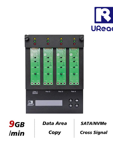 U-Reach PV400 1：3 M.2 (SATA/NVME) SSDデュプリケーター & データ消去専用機