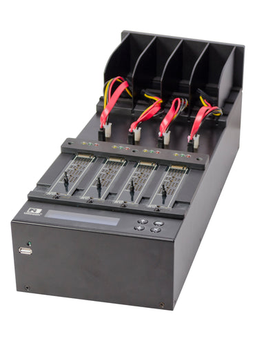 U-Reach PW400HM 1 to 3 M.2 SATA/NVME SSD Duplicator & Data Eraser