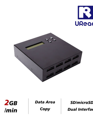 U-Reach SD800 1:7 SD/MicroSD デュプリケーター&データ消去専用機