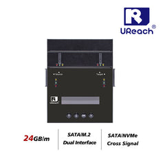 U-Reach SP151 1:1 M.2 SATA/NVMe デュアルインターフェイスハードディスク デュプリケーター & データ消去専用機