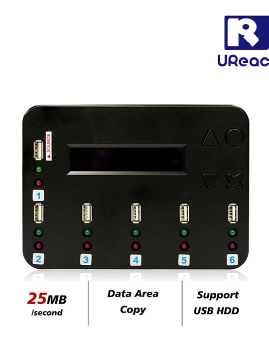U-Reach UB600M 1 to 5  Standalone USB Flash Drive Duplicator and Data Eraser