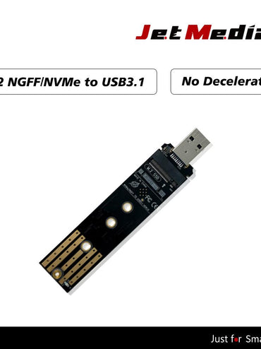 M.2 NGFF NVMe to USB3.1 Dual Protocols Adapter